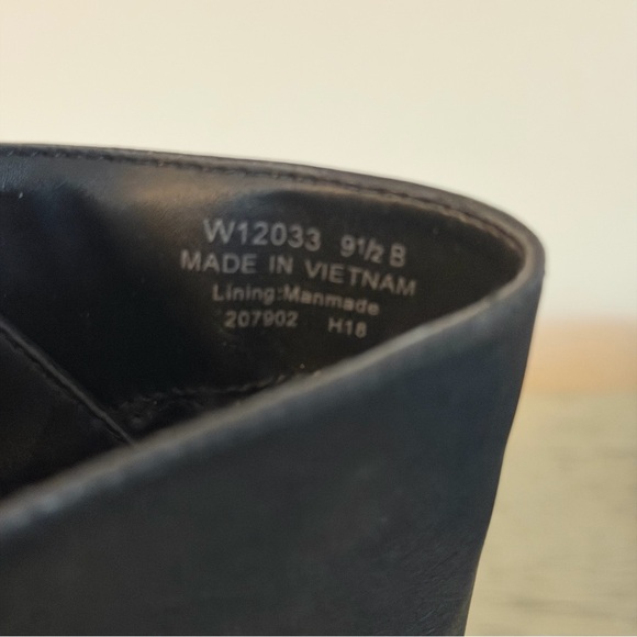 NWOT Cole Haan 9.5 Black Harrington Knee High Riding Boot Leather - Picture 7 of 7